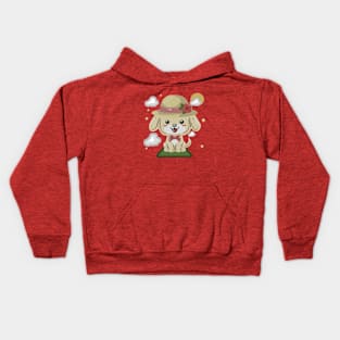 "Puppy Chic Charm" Kids Hoodie